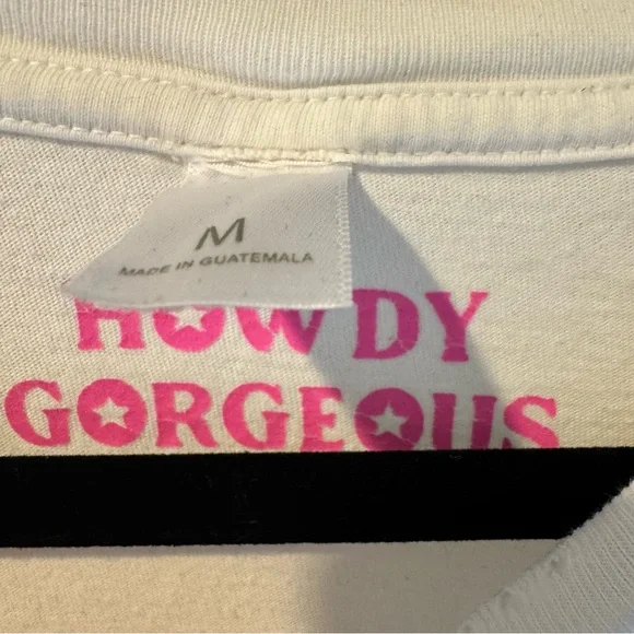 White Disco Cowgirl T-Shirt - Picture 2 of 4